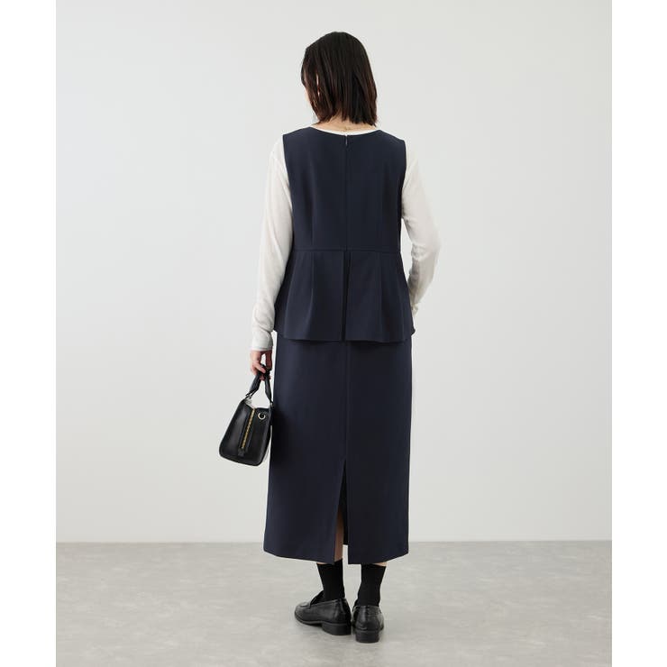 レイヤード風ペプラムジャンパースカート | ROPE' PICNIC | 詳細画像17 