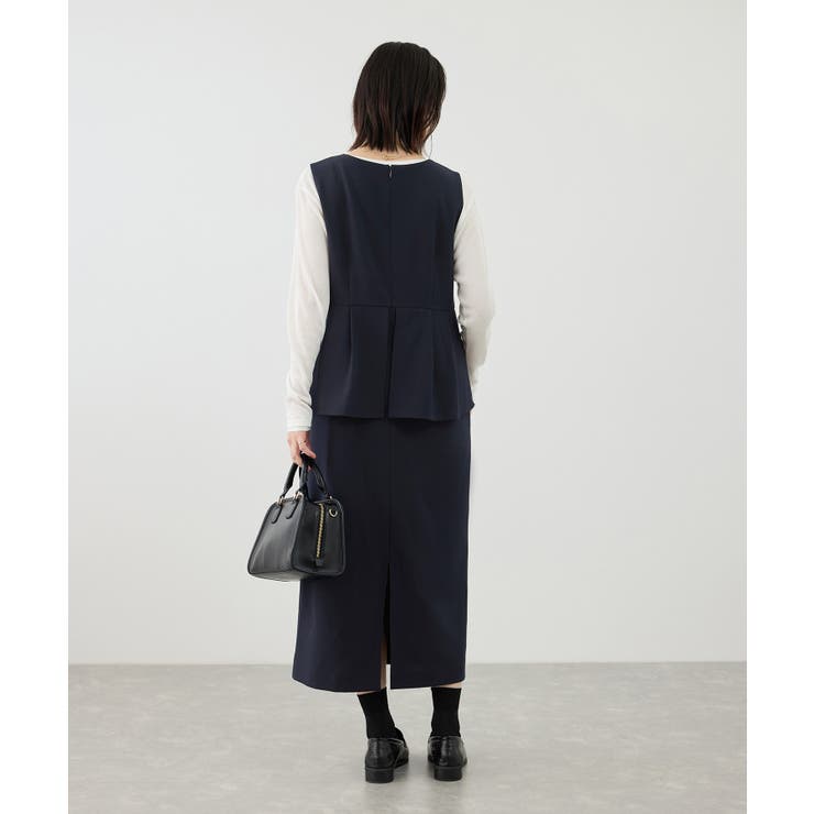 レイヤード風ペプラムジャンパースカート | ROPE' PICNIC | 詳細画像18 