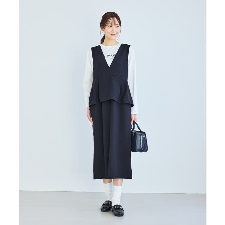 レイヤード風ペプラムジャンパースカート | ROPE' PICNIC | 詳細画像32 