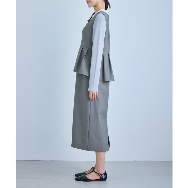 レイヤード風ペプラムジャンパースカート | ROPE' PICNIC | 詳細画像35 