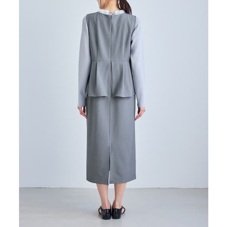 レイヤード風ペプラムジャンパースカート | ROPE' PICNIC | 詳細画像36 