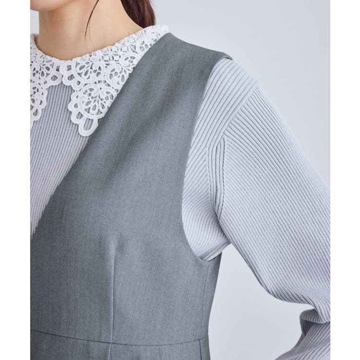 レイヤード風ペプラムジャンパースカート | ROPE' PICNIC | 詳細画像38 