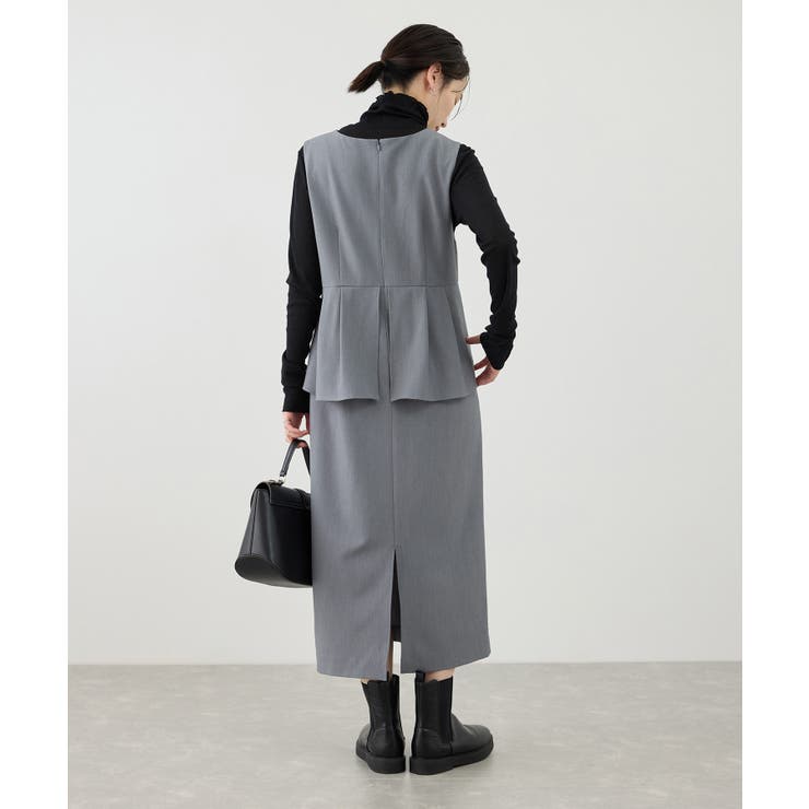 レイヤード風ペプラムジャンパースカート | ROPE' PICNIC | 詳細画像5 