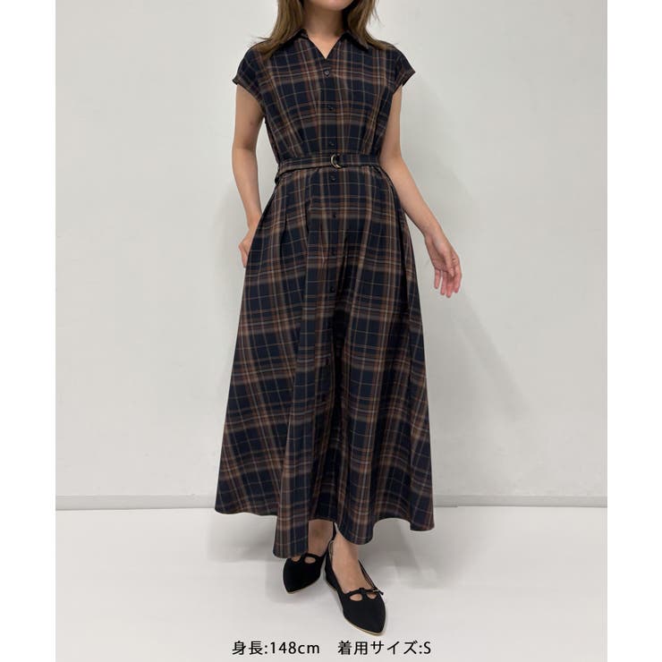 ウエストタックチェックアソートワンピース/接触冷感・防シワ・リンクコーデ | ROPE' PICNIC | 詳細画像19 