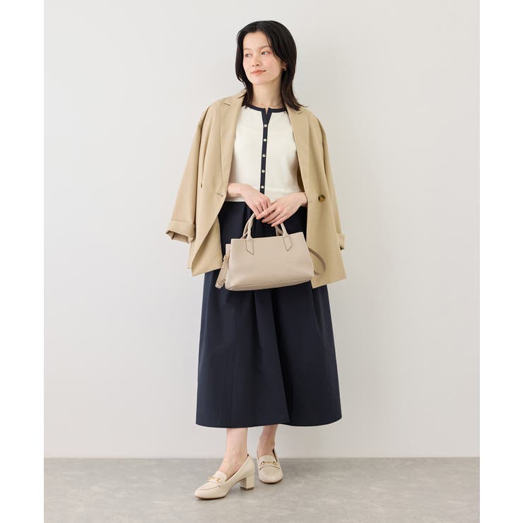 キーネック布帛ドッキングカットワンピース | ROPE' PICNIC | 詳細画像16 