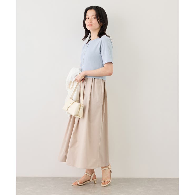 キーネック布帛ドッキングカットワンピース | ROPE' PICNIC | 詳細画像28 