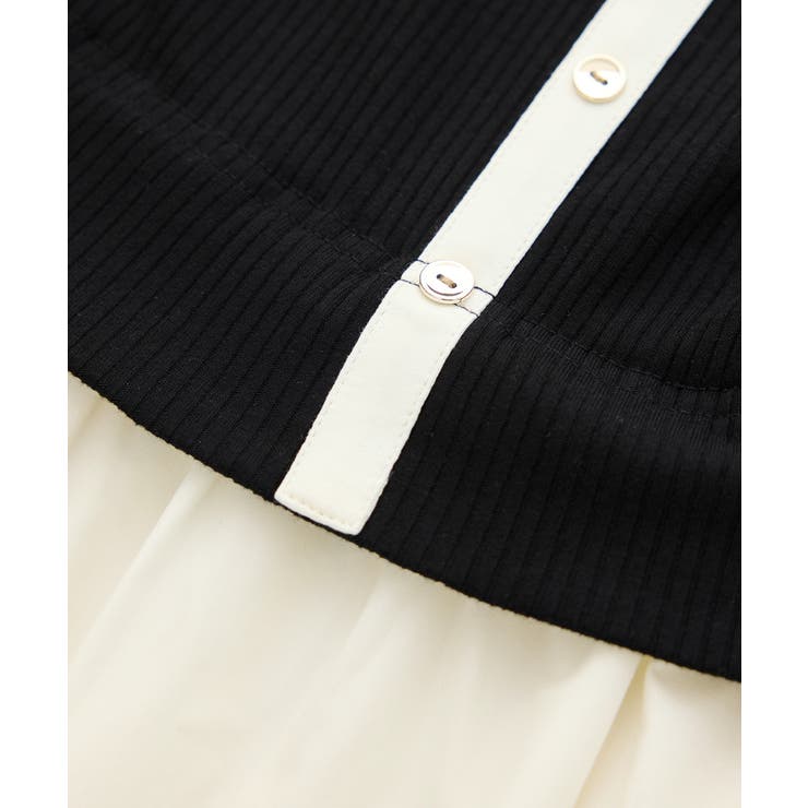 キーネック布帛ドッキングカットワンピース | ROPE' PICNIC | 詳細画像38 