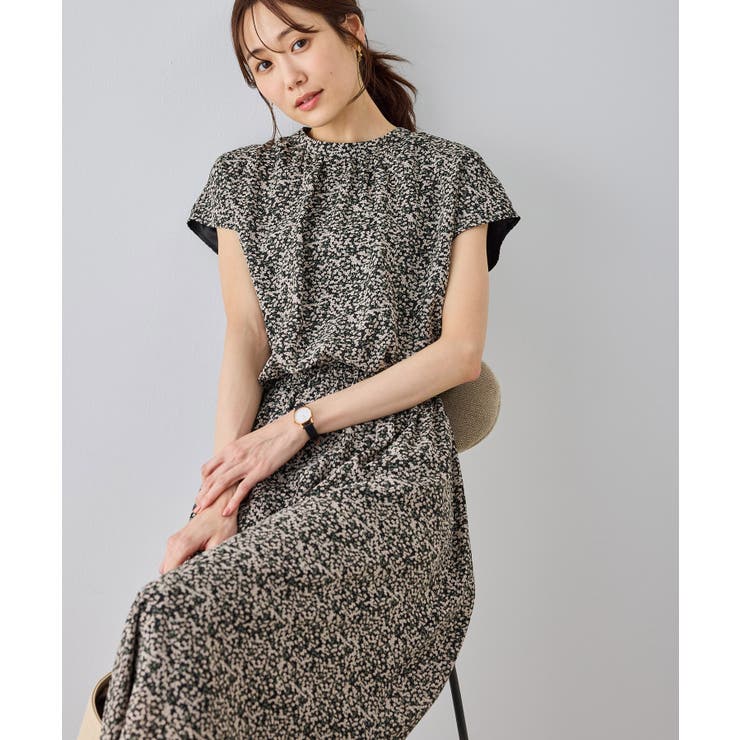 【WEB限定サイズ】小花柄＆線画アソートワンピース | ROPE' PICNIC | 詳細画像1 