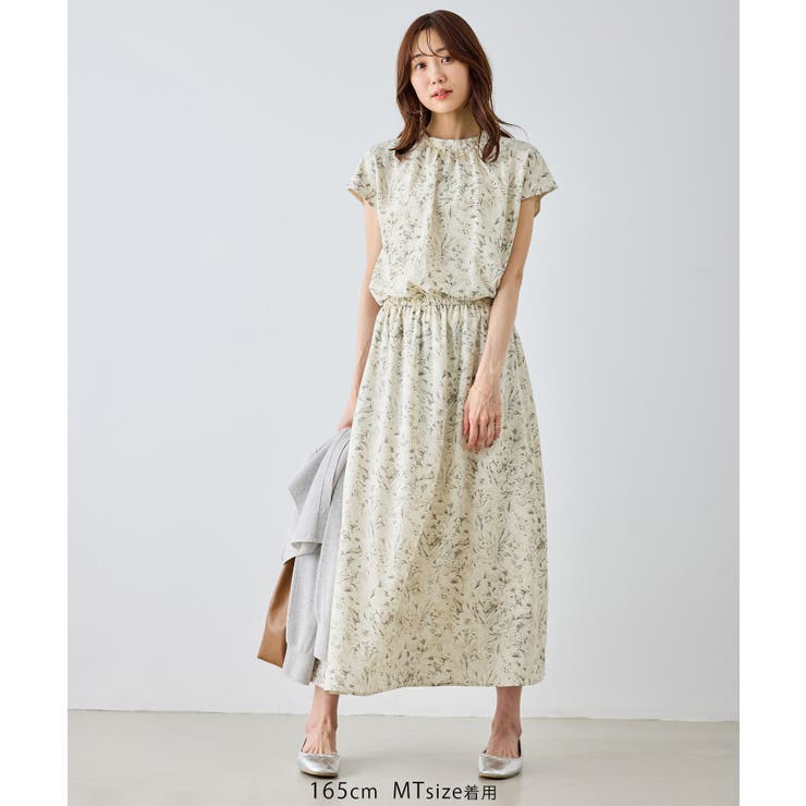 【WEB限定サイズ】小花柄＆線画アソートワンピース | ROPE' PICNIC | 詳細画像10 