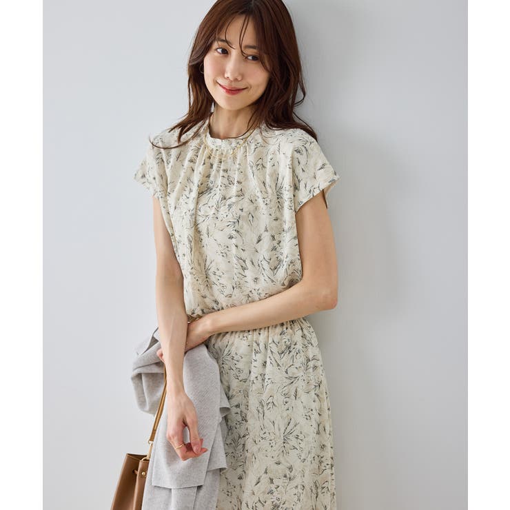 【WEB限定サイズ】小花柄＆線画アソートワンピース | ROPE' PICNIC | 詳細画像15 