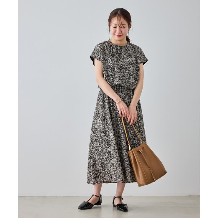 【WEB限定サイズ】小花柄＆線画アソートワンピース | ROPE' PICNIC | 詳細画像21 