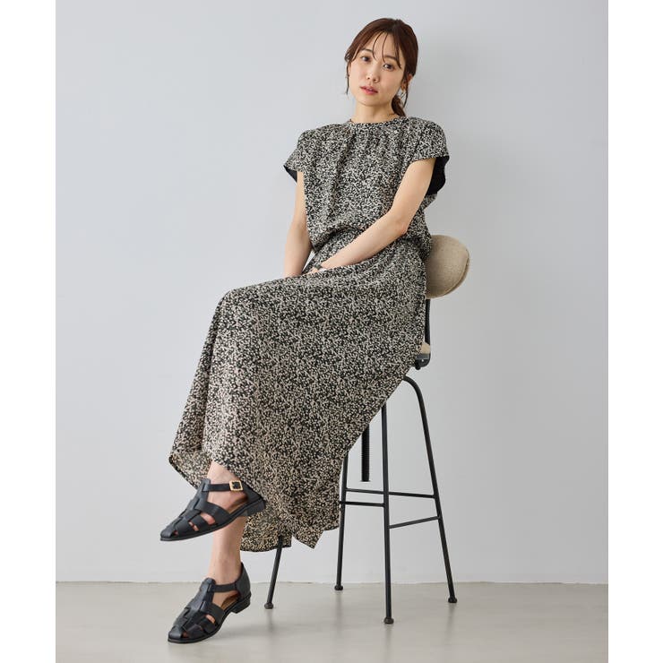 【WEB限定サイズ】小花柄＆線画アソートワンピース | ROPE' PICNIC | 詳細画像7 