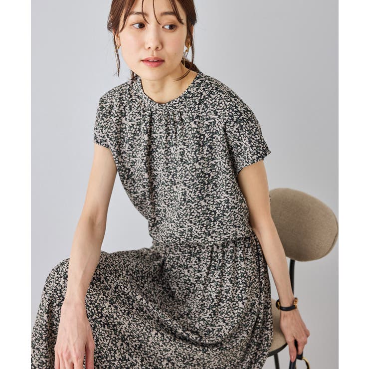 【WEB限定サイズ】小花柄＆線画アソートワンピース | ROPE' PICNIC | 詳細画像8 