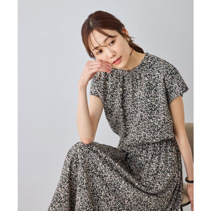 【WEB限定サイズ】小花柄＆線画アソートワンピース | ROPE' PICNIC | 詳細画像9 