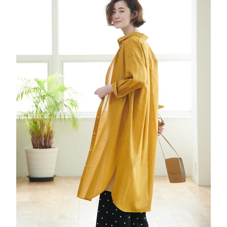 フレンチリネン混シャツワンピース 品番 Rpcw Rope Picnic ロペピクニック のレディースファッション通販 Shoplist ショップリスト