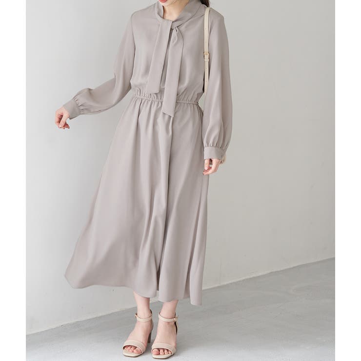 ボウタイツイルワンピース 品番 Rpcw Rope Picnic ロペ ピクニック のレディースファッション通販 Shoplist ショップリスト