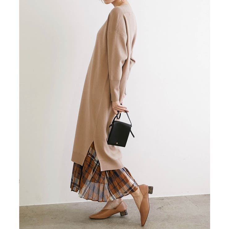 Web限定サイズ40 アンチピリング Vネックスリットニットワンピース 品番 Rpcw Rope Picnic ロペピクニック のレディースファッション通販 Shoplist ショップリスト