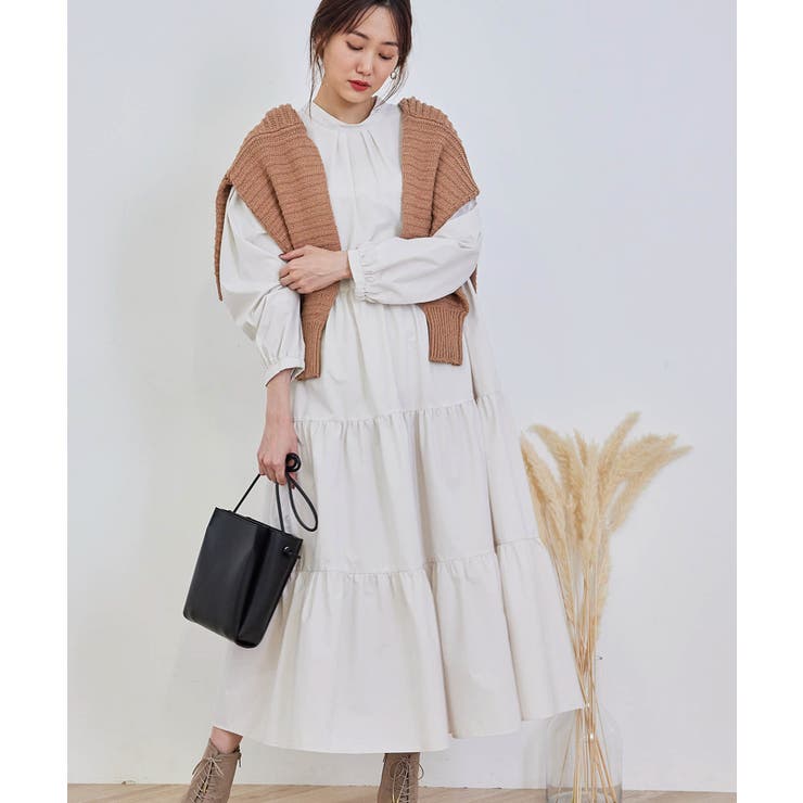 2WAY】ティアードロングワンピース[品番：RPCW0015032]｜ROPE