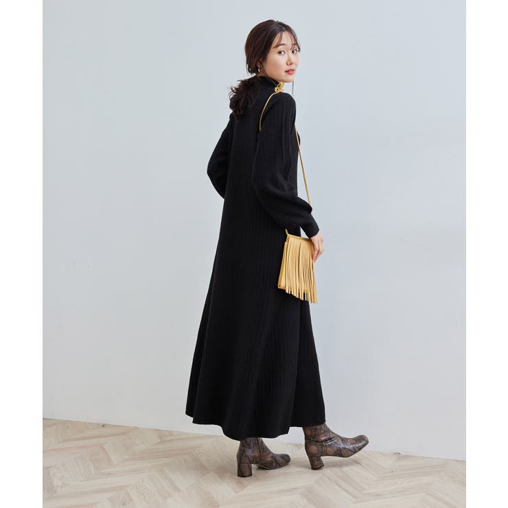 リサイクルポリAラインニットワンピース | ROPE' PICNIC | 詳細画像14 