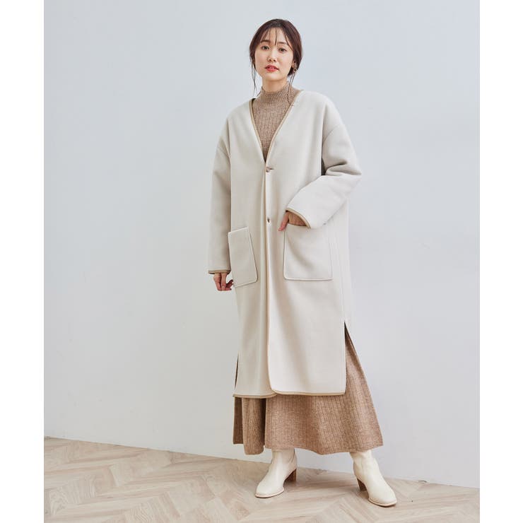 リサイクルポリAラインニットワンピース | ROPE' PICNIC | 詳細画像19 