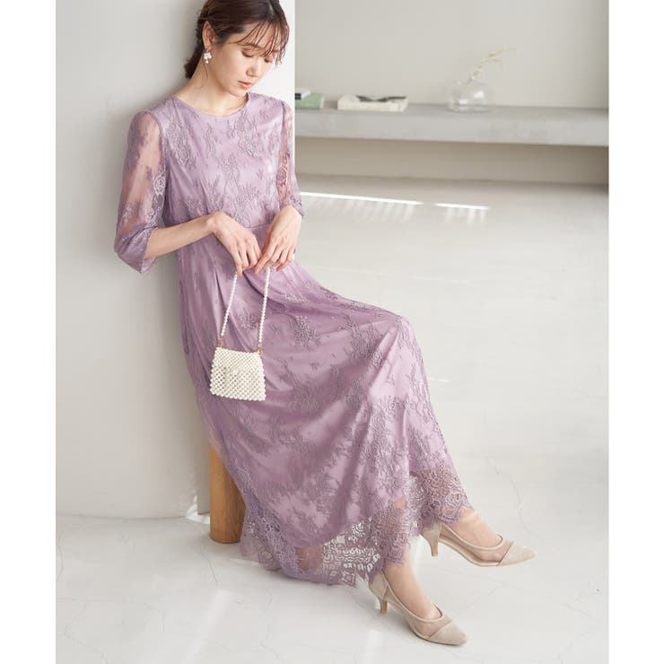 Mon E Toile 結婚式にも レースタックdress 品番 Rpcw Rope Picnic ロペ ピクニック のレディースファッション通販 Shoplist ショップリスト