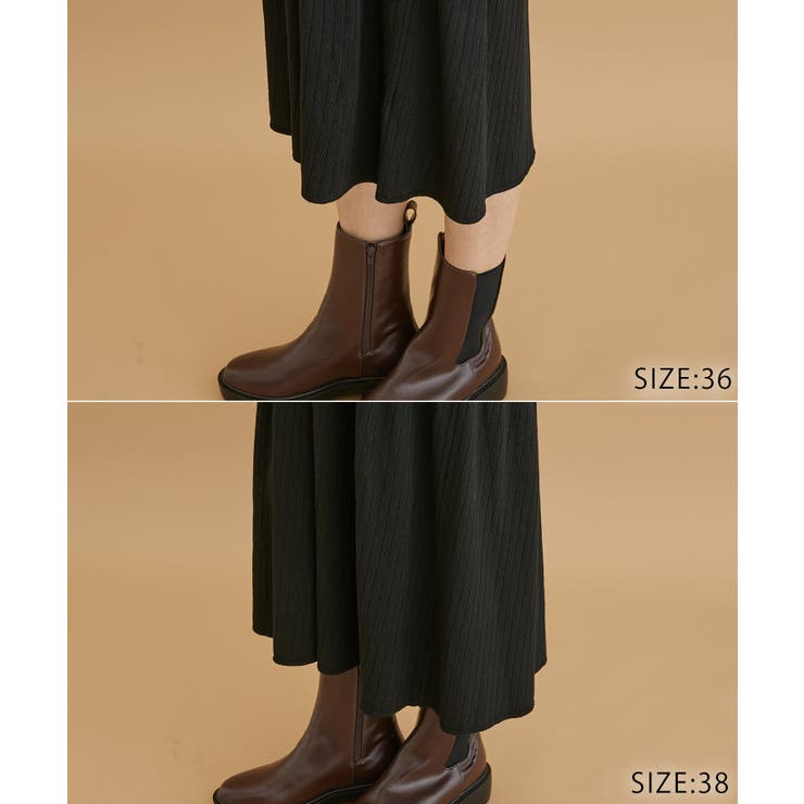 着丈が選べる/レース袖リブ使いニットワンピース | ROPE' PICNIC | 詳細画像6 