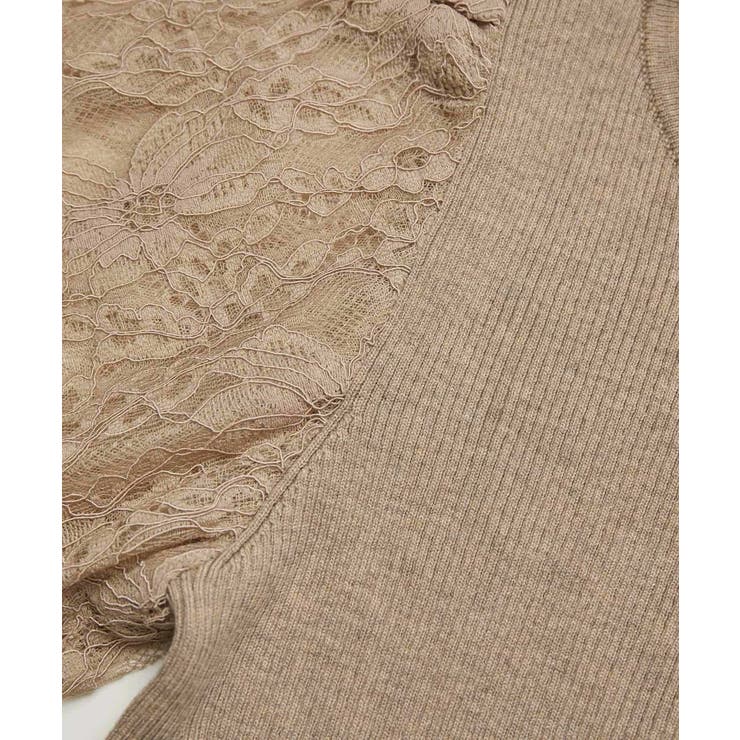 着丈が選べる/レース袖リブ使いニットワンピース | ROPE' PICNIC | 詳細画像9 