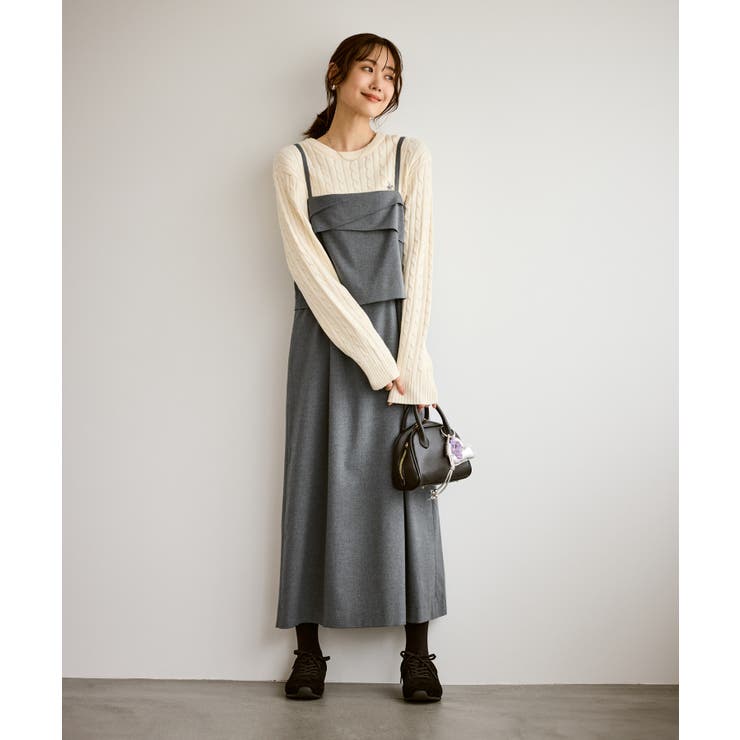 セットアップ見えワンピース | ROPE' PICNIC | 詳細画像12 