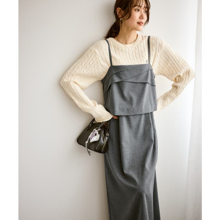 セットアップ見えワンピース | ROPE' PICNIC | 詳細画像15 