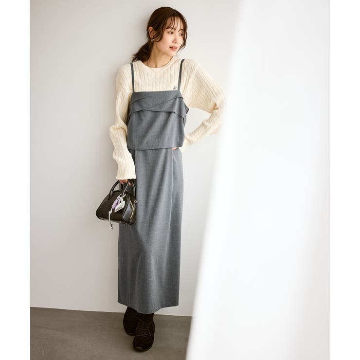 セットアップ見えワンピース | ROPE' PICNIC | 詳細画像17 