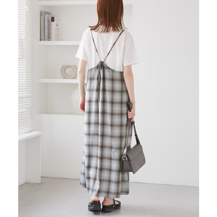 オンブレチェックキャミソールワンピース | ROPE' PICNIC | 詳細画像18 