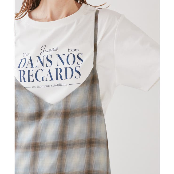 オンブレチェックキャミソールワンピース | ROPE' PICNIC | 詳細画像27 