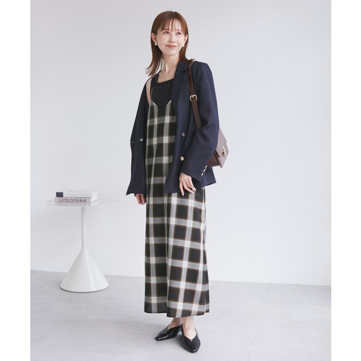 オンブレチェックキャミソールワンピース | ROPE' PICNIC | 詳細画像7 