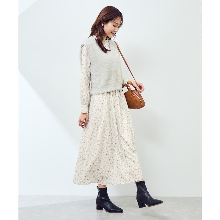 小花柄ノスタルジックワンピース | ROPE' PICNIC | 詳細画像16 