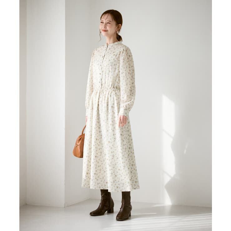 小花柄ノスタルジックワンピース | ROPE' PICNIC | 詳細画像4 