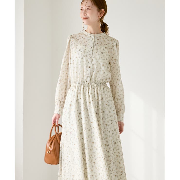 小花柄ノスタルジックワンピース | ROPE' PICNIC | 詳細画像5 
