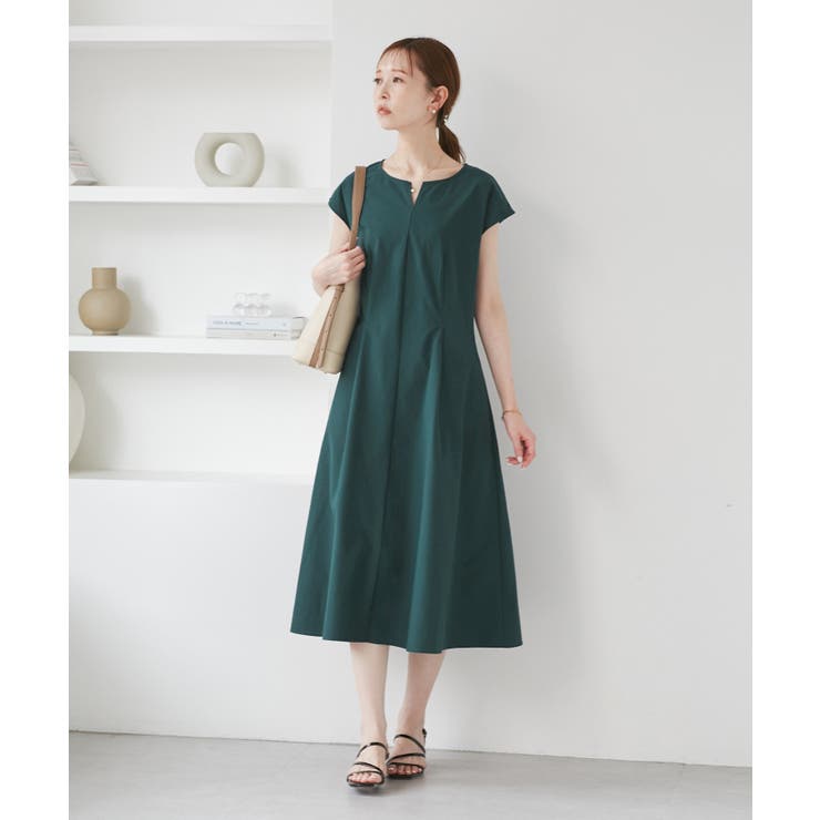 【吸水速乾】ウエストタックカットワンピース | ROPE' PICNIC | 詳細画像9 