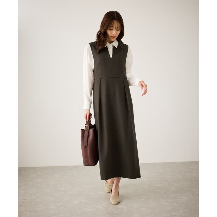 キーネックジャンパースカート | ROPE' PICNIC | 詳細画像12