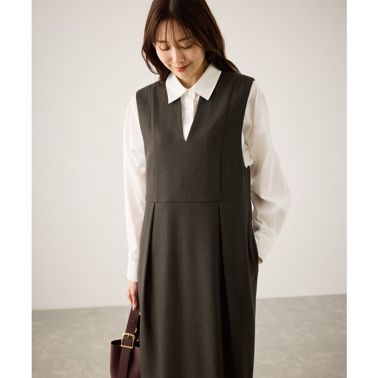 キーネックジャンパースカート | ROPE' PICNIC | 詳細画像15