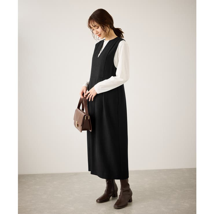 キーネックジャンパースカート | ROPE' PICNIC | 詳細画像2