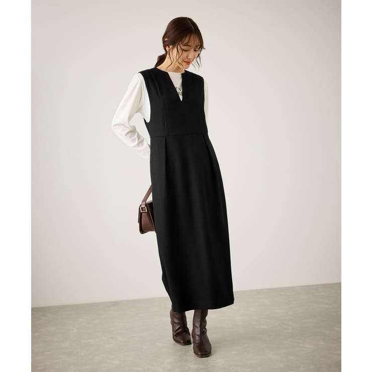 キーネックジャンパースカート | ROPE' PICNIC | 詳細画像3