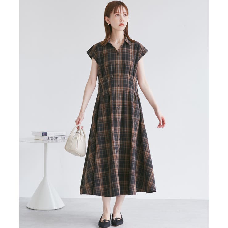 【新品】ロペピクニック　ウエストタックチェックアソートワンピース ウエストタックチェックアソートワンピース[品番：RPCW0050392