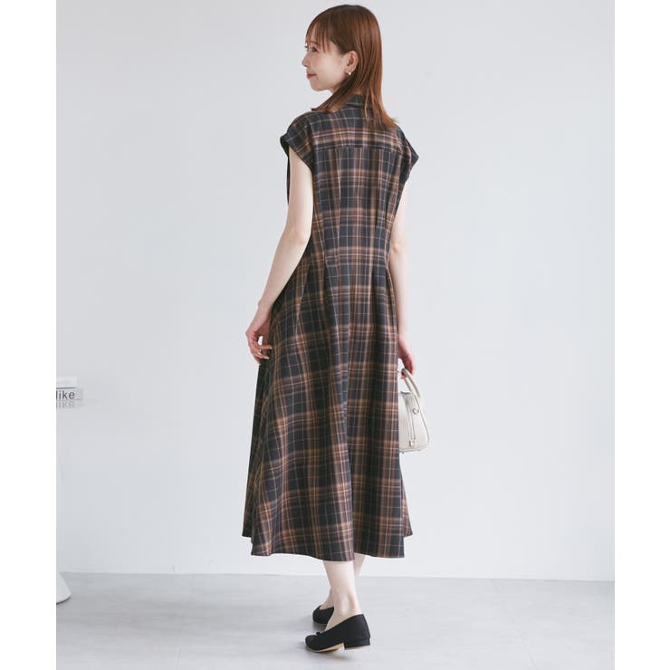 ウエストタックチェックアソートワンピース | ROPE' PICNIC | 詳細画像15 