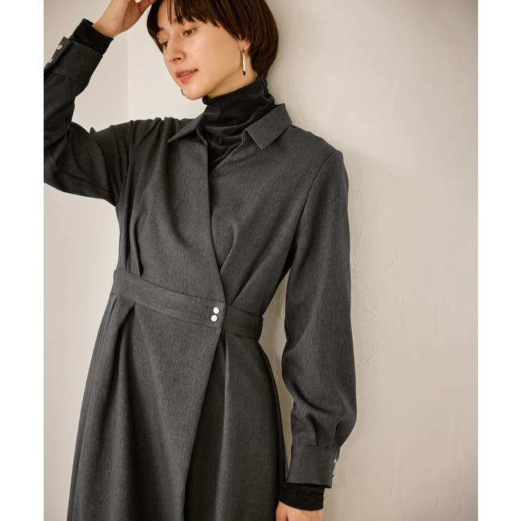 カシュクールシャツコンシャスワンピース | ROPE' PICNIC | 詳細画像12 
