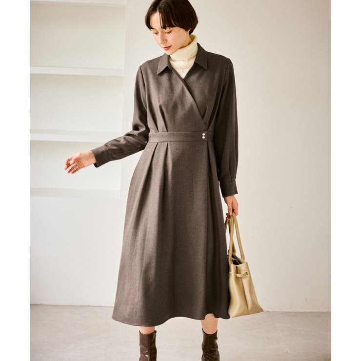 カシュクールシャツコンシャスワンピース | ROPE' PICNIC | 詳細画像17 