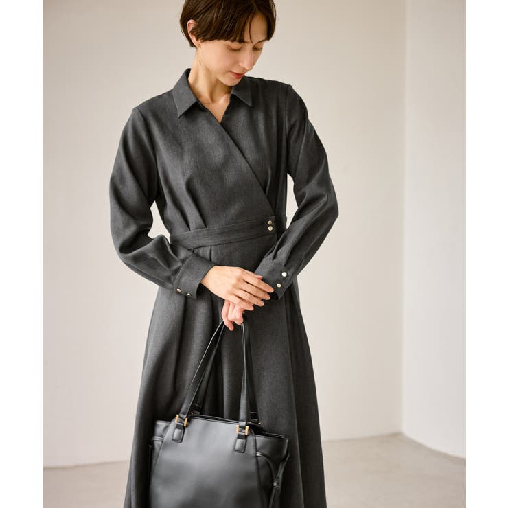 カシュクールシャツコンシャスワンピース | ROPE' PICNIC | 詳細画像8 