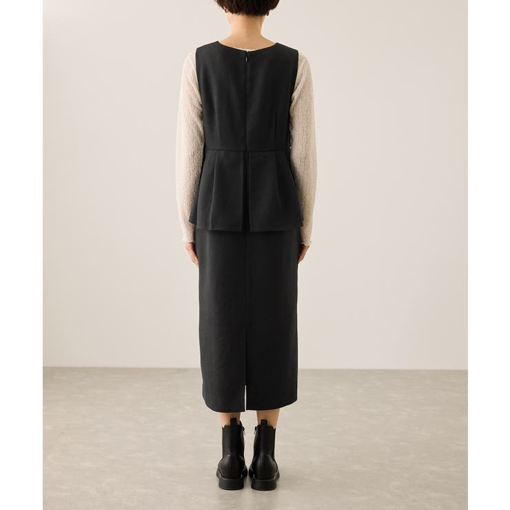 【新色追加】レイヤード風ペプラムジャンパースカート | ROPE' PICNIC | 詳細画像29 