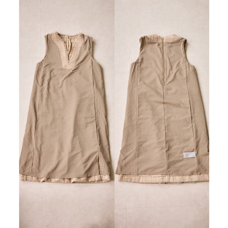 キーネックツイードジャンパースカート ワンピース/着丈が選べる | ROPE' PICNIC | 詳細画像46 