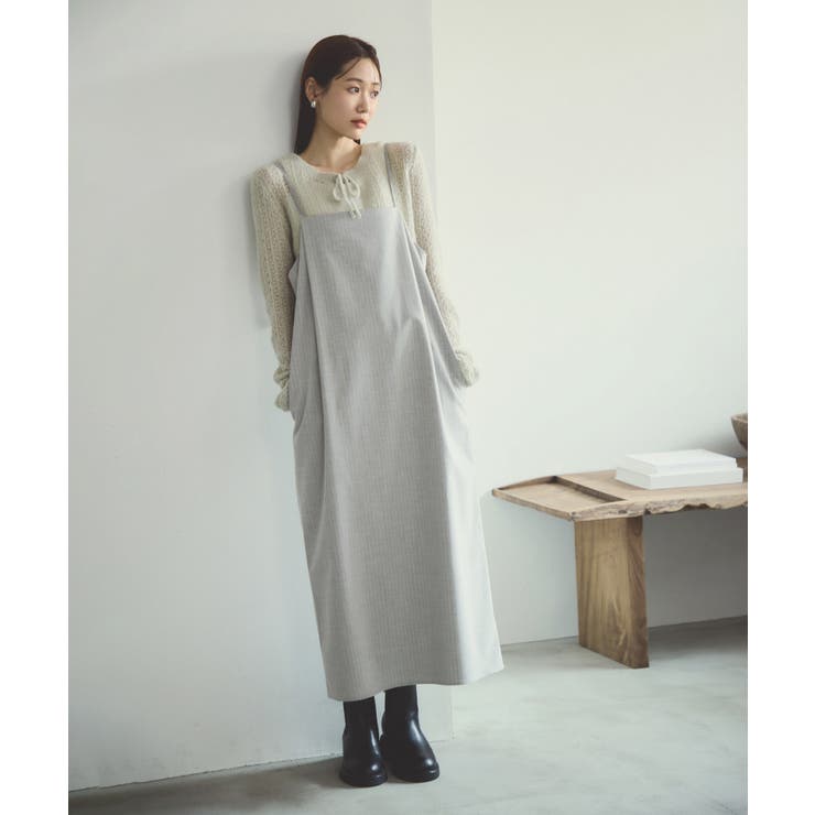 ストライプアイラインキャミワンピース/セットアップ対応 | ROPE' PICNIC | 詳細画像6 