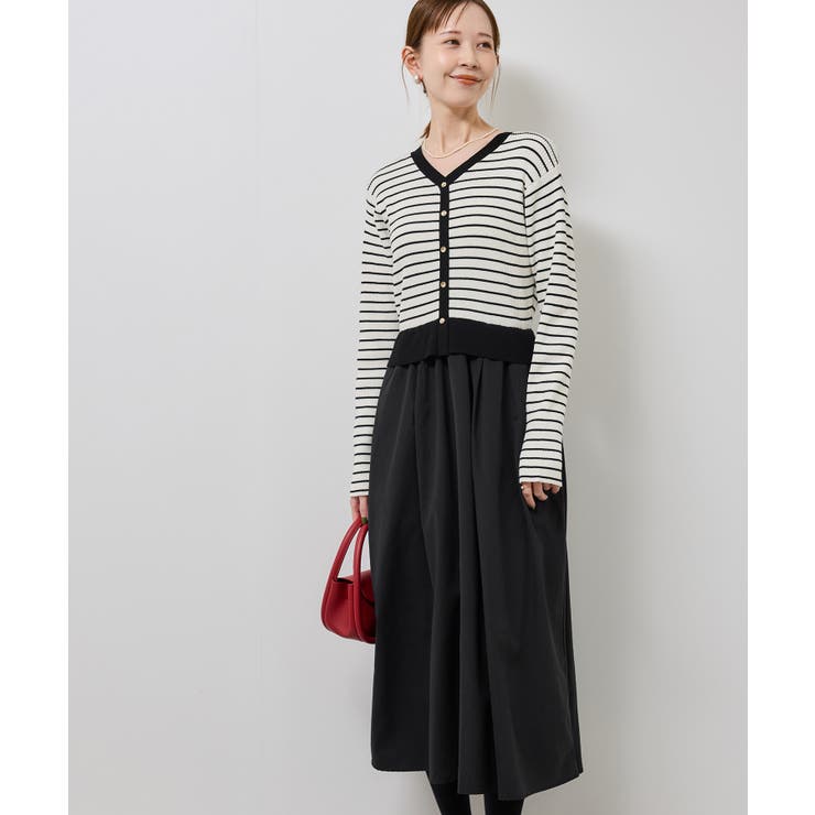 【新色追加】メタル釦ドッキングワンピース | ROPE' PICNIC | 詳細画像13 